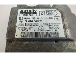 Блок подушек безопасности 9654491280, 606877500   Peugeot 307 CC