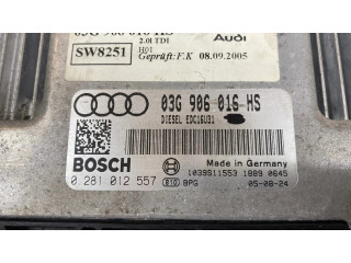 Блок управления двигателя 03G906016HS, 0281012557   Audi A6 S6 C6 4F