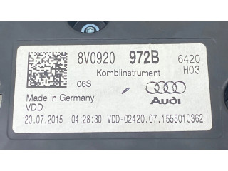 Панель приборов 8V0920972B, VDD02420   Audi A3 S3 8V       