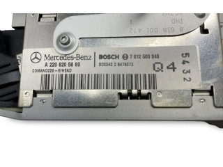 Турбина Радио/ проигрыватель CD/DVD / навигация Mercedes-Benz S W220  A2208205889, 7612500040   для двигателя OM 648.960      