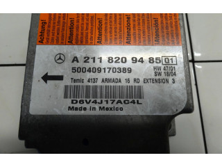 Блок подушек безопасности A2118209485   Mercedes-Benz E W211