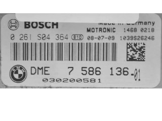 Блок управления двигателем ECU    DME7586136, 0261S04364   Mini One - Cooper Cabrio R52