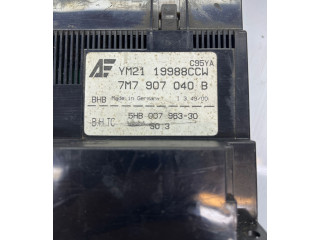 Блок управления климат-контролем 7M7907040B, 5HB00796330   Seat Alhambra (Mk1)