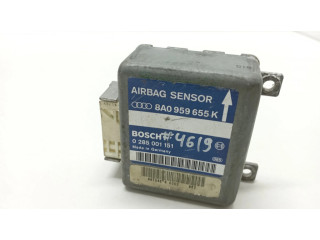 Блок подушек безопасности 8A0959655K, 0285001151   Audi A8 S8 D2 4D