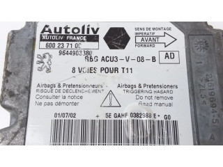 Блок подушек безопасности 600237100, 9644903380   Peugeot 406