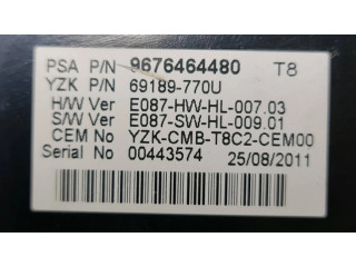 Přístrojová deska  Peugeot 3008 I 2012 9676464480, 00443574  