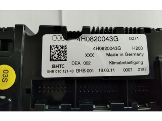 Блок управления климат-контролем 4H0820043G   Audi A8 S8 D4 4H