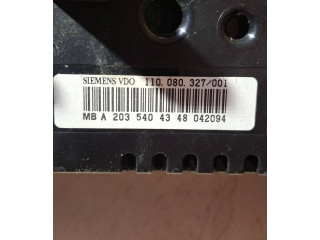 Přístrojová deska  Mercedes-Benz C W203 2004 A2035404348, 110080327001  