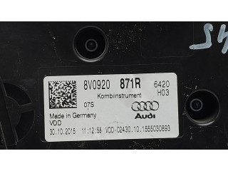 Панель приборов 8V0920871R   Audi A3 S3 8V       