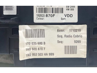 Панель приборов 1K8920870FX, 1K8920870F   Volkswagen Scirocco       