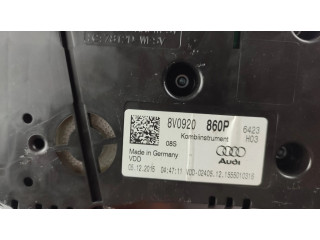 Панель приборов 8V0920860P, 1555010316   Audi A3 S3 8V       