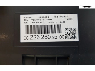 Přístrojová deska  Opel Crossland X 2019 9822626080, 3549714  