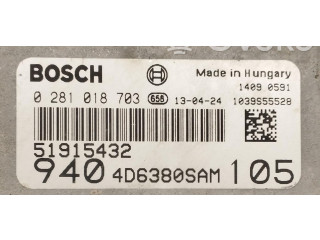 Řídící jednotka 0281018703, 0281018703   Alfa Romeo Giulietta 2013
