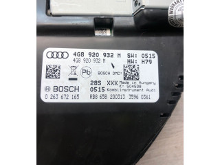 Přístrojová deska  Audi A6 S6 C7 4G 2012 4G8920932M, 0263672165  