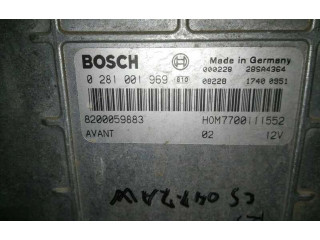 Блок управления 0281001969, 0090047   Renault Megane I