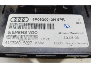 Блок управления климат-контролем 8P0820043H   Audi A3 S3 A3 Sportback 8P
