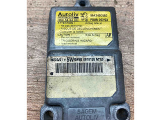 Блок подушек безопасности 550540400, 9643400680   Peugeot 406