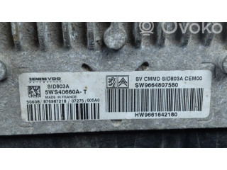 Блок управления двигателем Блок управления SW9664807580, 9664807580   Peugeot 407