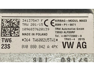 Подушка безопасности для колен 8V0880842A, 34137547   Audi A3 S3 8V