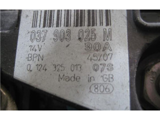 Генератор 037903025M, 0124325013   Skoda Fabia Mk2 (5J)   для двигателя BXW