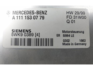 Блок управления двигателя 5WK90389   Mercedes-Benz CLK A208 C208
