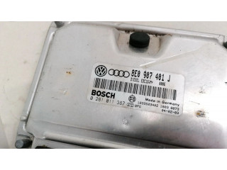 Блок управления двигателя 8E0907401J, 0281011387   Audi A6 S6 C5 4B