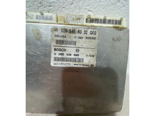 Řídící jednotka 0295458332Q02, 0265109496   Mercedes-Benz A W168 2003