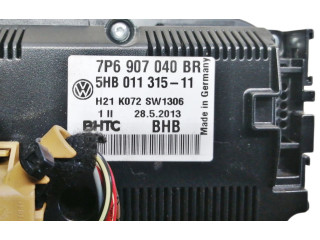 Модуль блока управления кондиционером 7P6907040BR, 5HB01131511   Volkswagen Touareg II