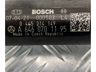 Vstřikovací lišta A6460701195, 0445214149   Mercedes-Benz C W203    OM 646.963 