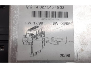   Pojistková skříňka A0275454532   Mercede-Benz S W220 1999