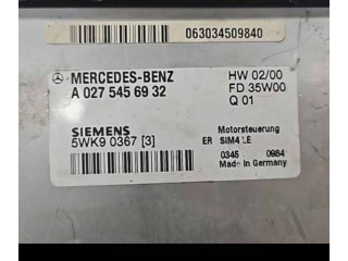 Řídící jednotka A0275456932, 063034509840   Mercedes-Benz CLK A208 C208 1997