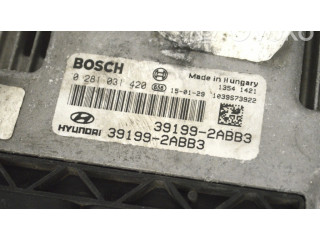 Řídící jednotka 0281031420, 391992ABB3   Hyundai ix35 2015
