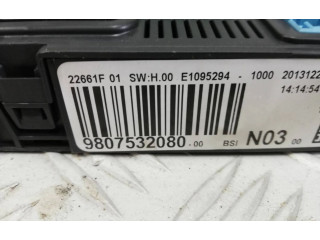 Řídící jednotka 0281030546, 9666729580   Peugeot 2008 I 2014