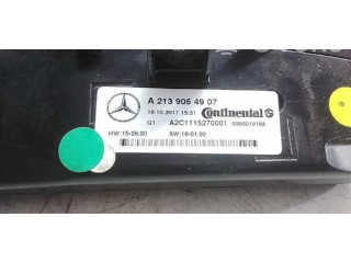 Блок управления климат-контролем A2139054907   Mercedes-Benz E AMG W210