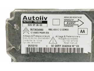 Блок подушек безопасности 9673654980, 609973600   Citroen C3 Picasso