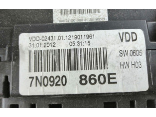 Přístrojová deska  Volkswagen Sharan 2013 7N0920860E, A2C53439020  