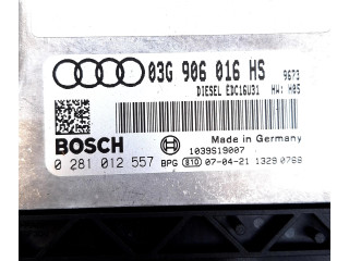 Řídící jednotka 03G906016HS, 0281012557   Audi A6 S6 C6 4F 2007