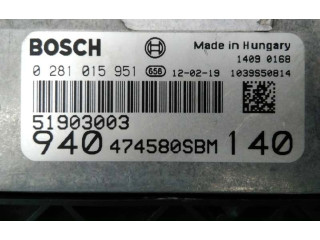 Řídící jednotka 51903003, 0281015951   Alfa Romeo Giulietta 2012