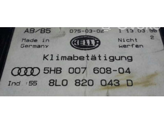 Блок управления климат-контролем 8L0820043D, 5HB00760804   Audi A3 S3 8L