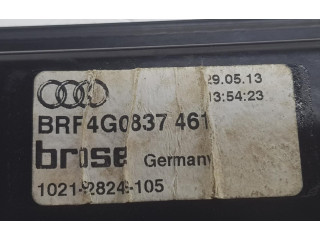 Передний комплект электрического механизма для подъема окна 4G0837461, 4G0837461    Audi A6 S6 C7 4G 2011 - 2018 года