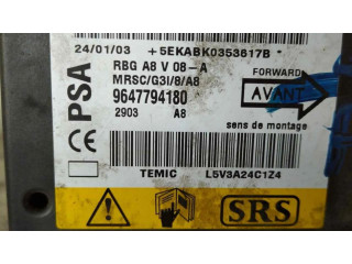 Блок подушек безопасности 9647794180, CENTRALITAAIRBAG   Citroen C3