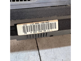 Панель приборов A2035403911, 110080168005   Mercedes-Benz C W203       
