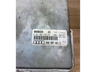 Блок управления двигателем Блок управления 4A0907401E, 0281001253   Audi 100 S4 C4