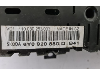 Přístrojová deska  Skoda Fabia Mk1 (6Y) 2005 6Y0920881E, 110080253  