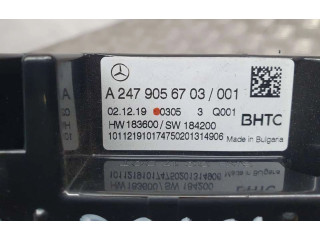 Блок управления климат-контролем A2479056703   Mercedes-Benz CLA C118 X118
