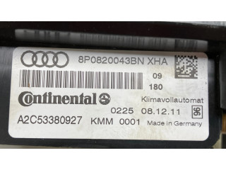 Блок управления климат-контролем 8P0820043BN, A2C53380927   Audi A3 S3 A3 Sportback 8P