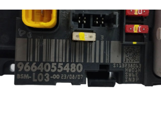 Pojistková skříňka Řídící jednotka BSM 9664055480   Peugeot 1007 2008