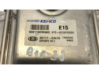 Блок управления двигателя 3911703415, 9001190356KE   KIA Rio