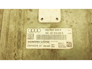 Блок управления двигателя 8E0907559H, 4E1910559E   Audi A8 S8 D3 4E