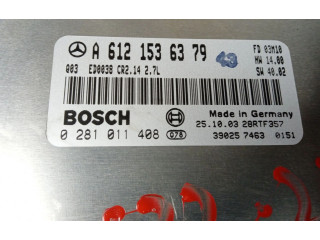 Řídící jednotka A6121536379, 0281011408   Mercedes-Benz ML W163 2004